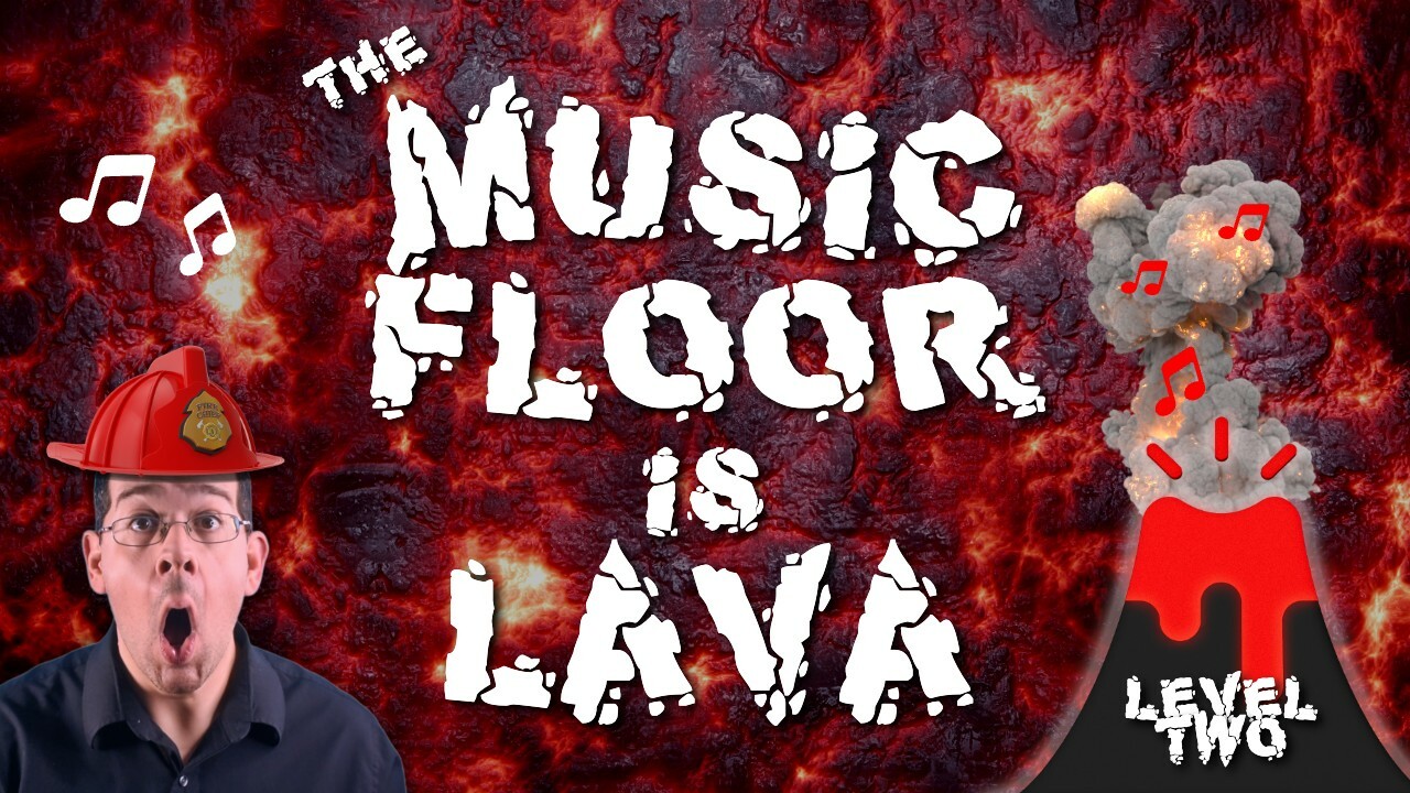 Elementary Music Activity: The Music Floor is Lava! 🌋 | Brain Break Level Two